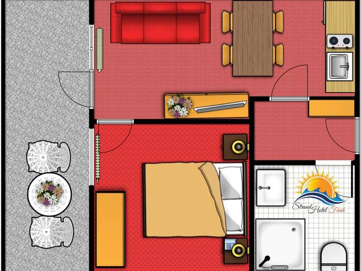 Hotel für 2 Personen, mit Garten und Seeblick, kinderfreundlich in Faak am See