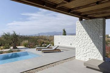 Villa für 6 Personen, mit Terrasse und Garten auf Naxos