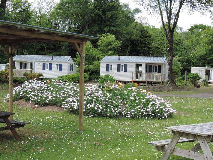 Camping Les Myrtilles - Mobilheim 4 personen - 21m² in Saint-Yvi, Quimper und Umgebung