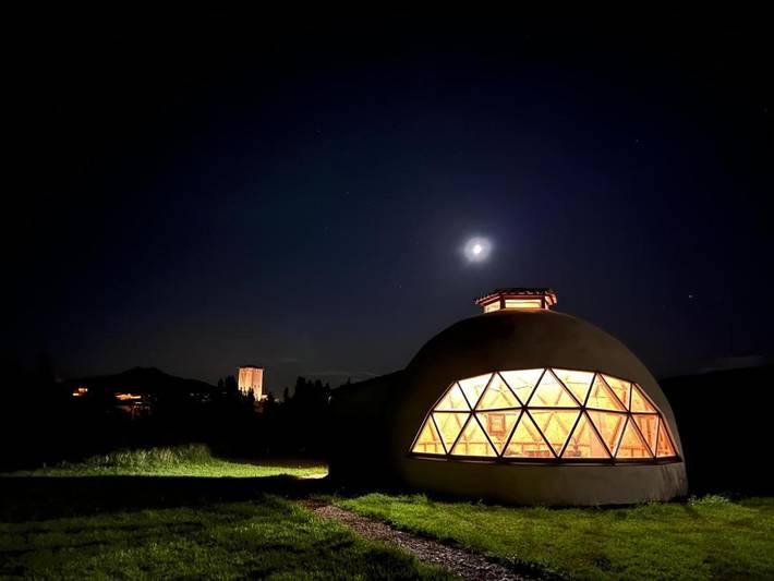 Camping voor 2 personen, met uitzicht en tuin in Aragón