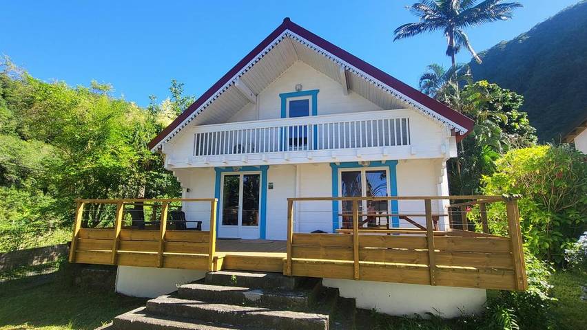 Chalet pour 6 personnes, avec vue et jardin
