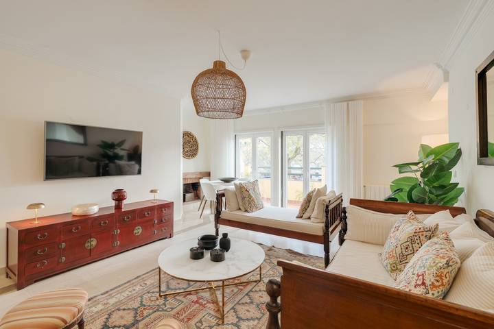 Gîte pour 4 personnes, avec balcon à Estoril