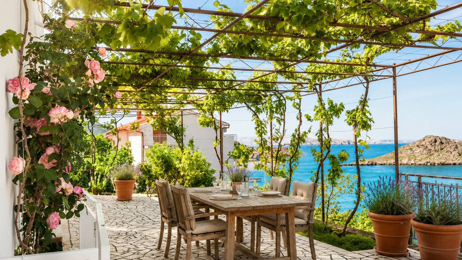 Hel lejlighed, Apartment Mediera sea view 3 by Villas Guide in Sveti Juraj, Velebit Nature Park