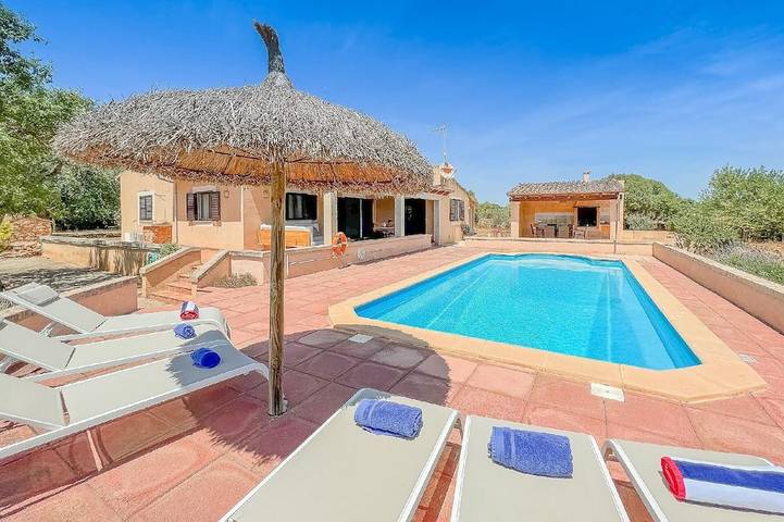 Villa für 6 Personen, mit Garten in Es Trenc