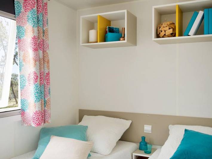 Mobil home pour 4 personnes, avec terrasse et piscine dans Plage des Govelins - 3