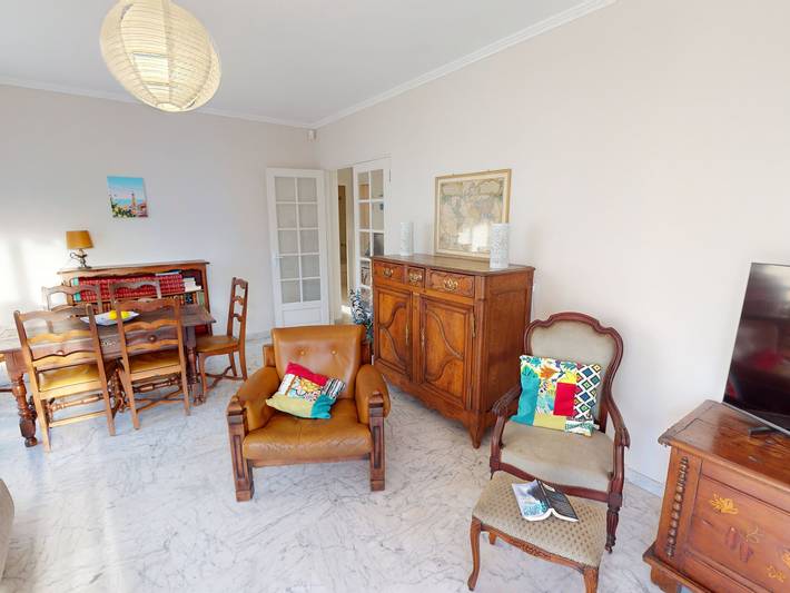 Gîte pour 6 personnes, avec balcon dans Plage Du Borrigo Menton - 3