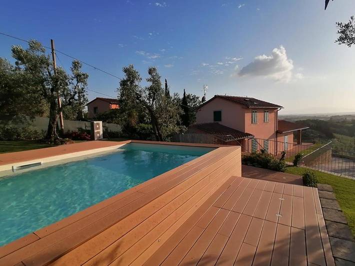 Villa per 6 persone, con Terrazza e Giardino nonché Piscina e Panorama a Vinci