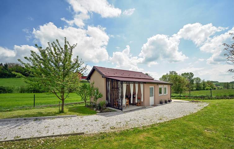 Ferienhaus für 4 Personen, mit Ausblick und Terrasse, mit Haustier