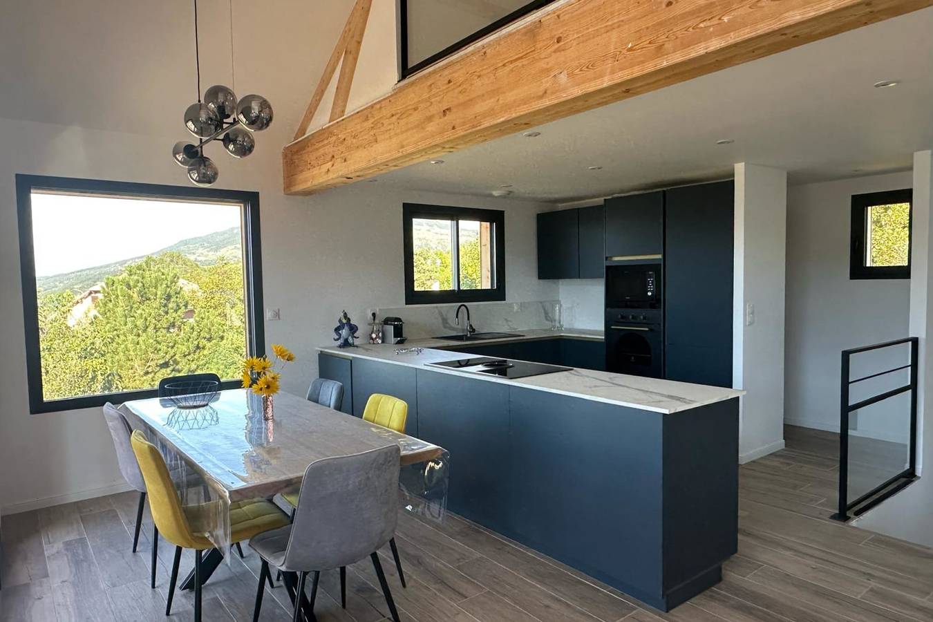 Maison spacieuse avec vue imprenable, Puy-Sanières in Puy-Sanières, Parc national des Écrins