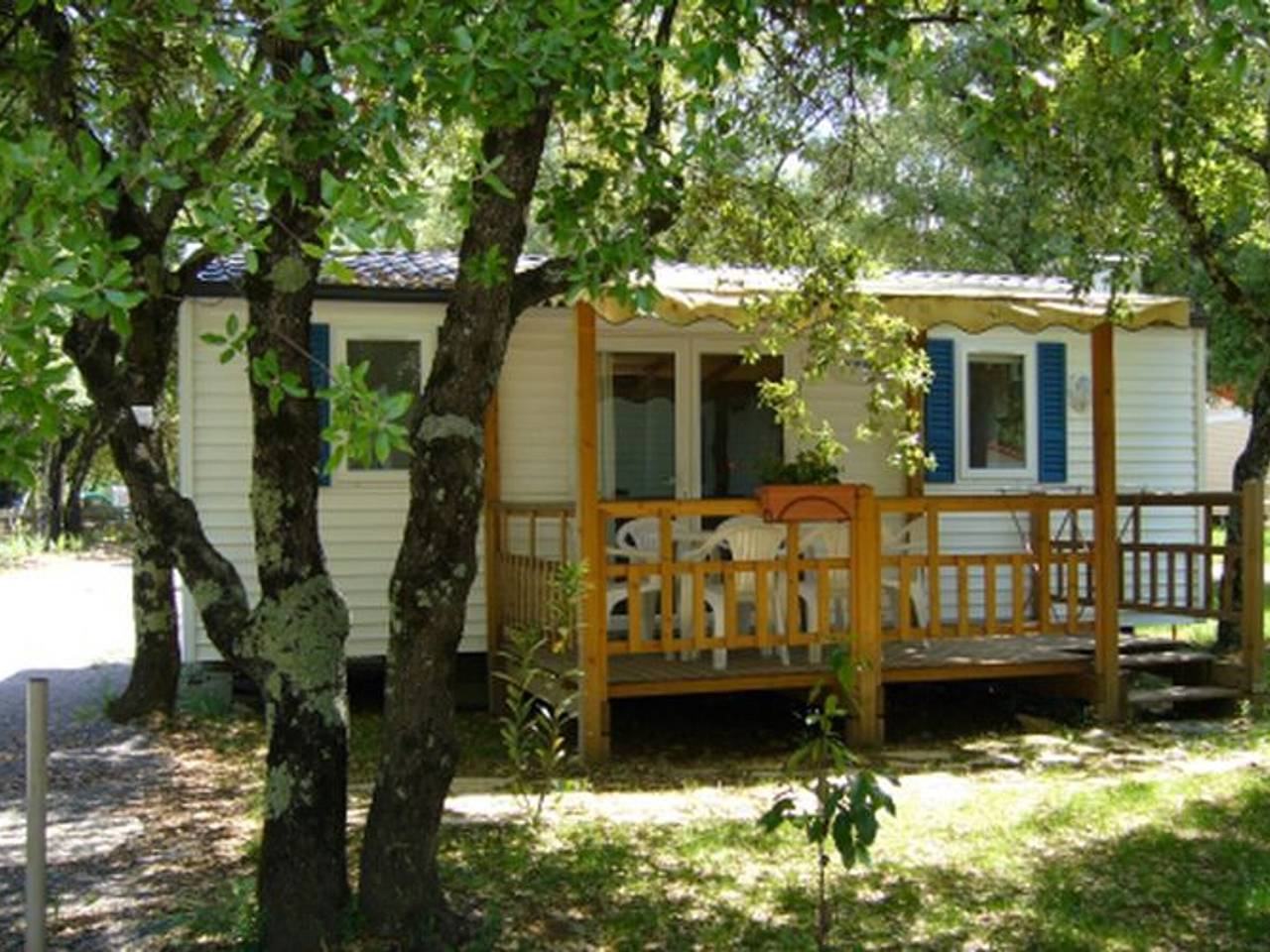 Mobil home 6 pers avec terrasse in Saint-Maurice-d'Ibie, Ardèche