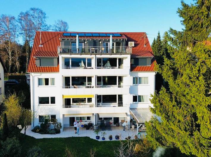 Ferienwohnung für 4 Personen, mit Balkon und Terrasse sowie Sauna und Seeblick in Obersee (Bodensee) - 3