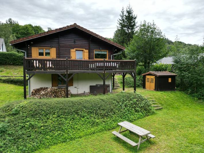 Chalet pour 6 personnes, avec vue sur le lac et balcon