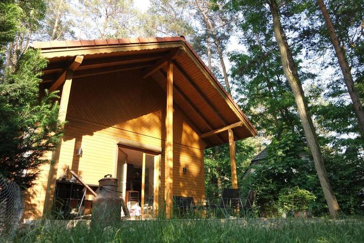 Ferienhaus für 5 Personen, mit Terrasse und Garten sowie Ausblick in Beelitz