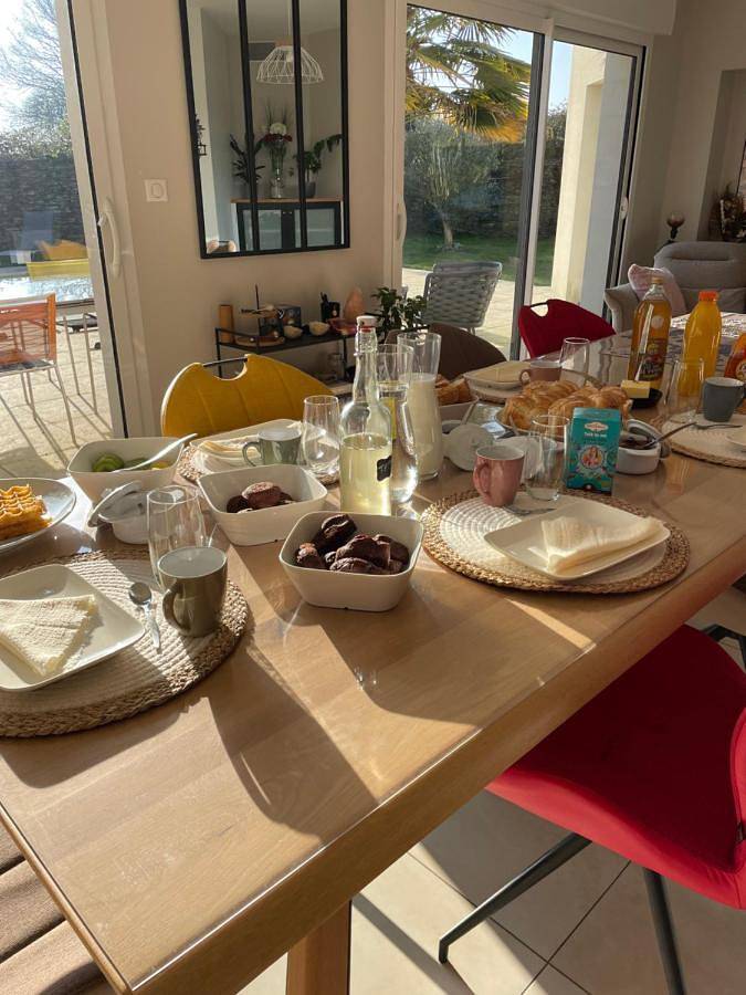 Gîte pour 2 personnes, avec piscine et vue ainsi que sauna et jardin, animaux acceptés dans Ombrée-d'Anjou - 2
