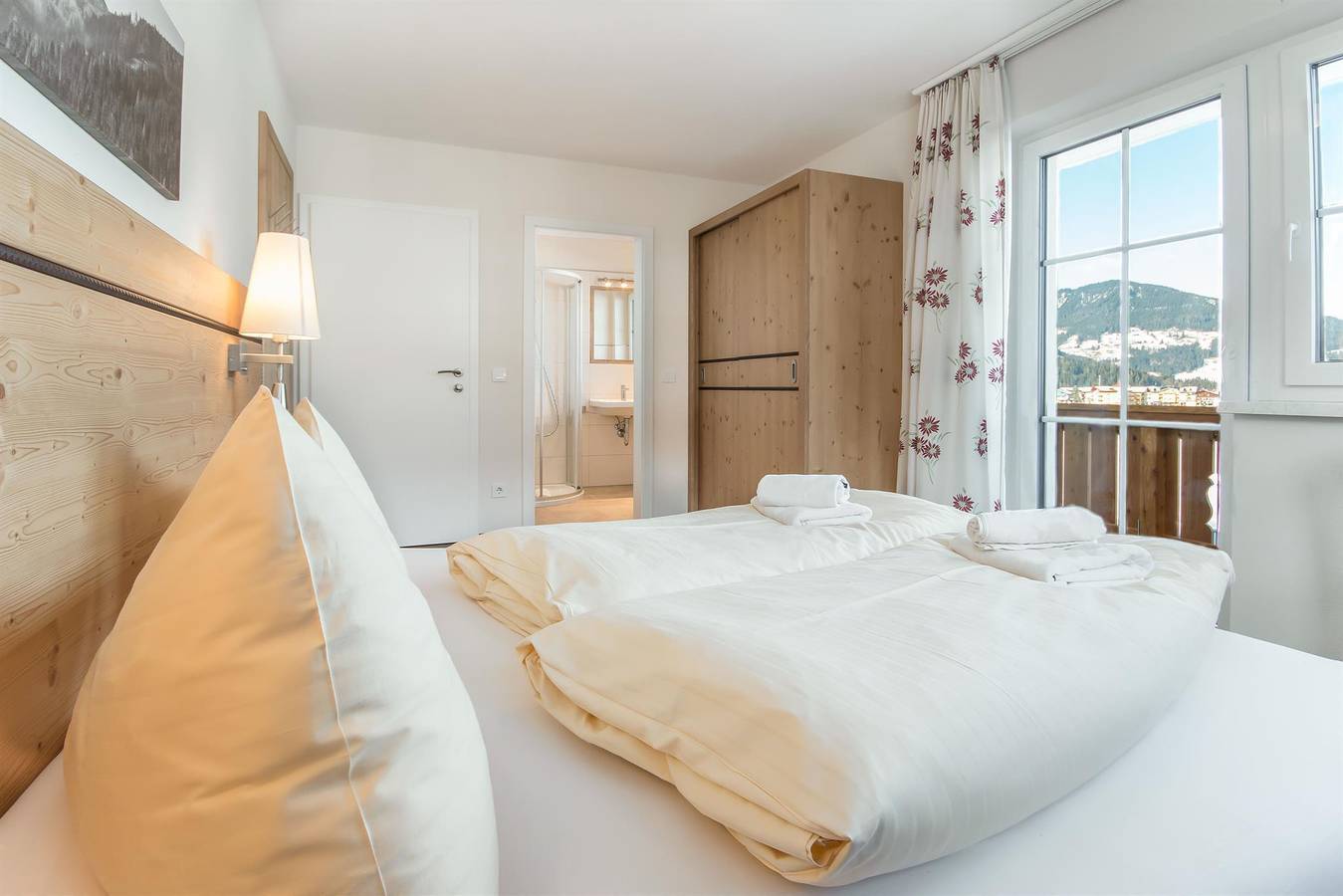 Hel ferielejlighed, Standard Doppelzimmer (1-2 Personen) in Flachau, Ski Amadé