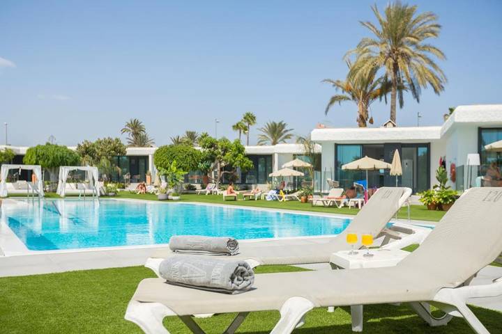 Vakantiepark voor 2 personen, with Terras and Tuin as well as Kinderzwembad and Zwembad op de Canarische eilanden