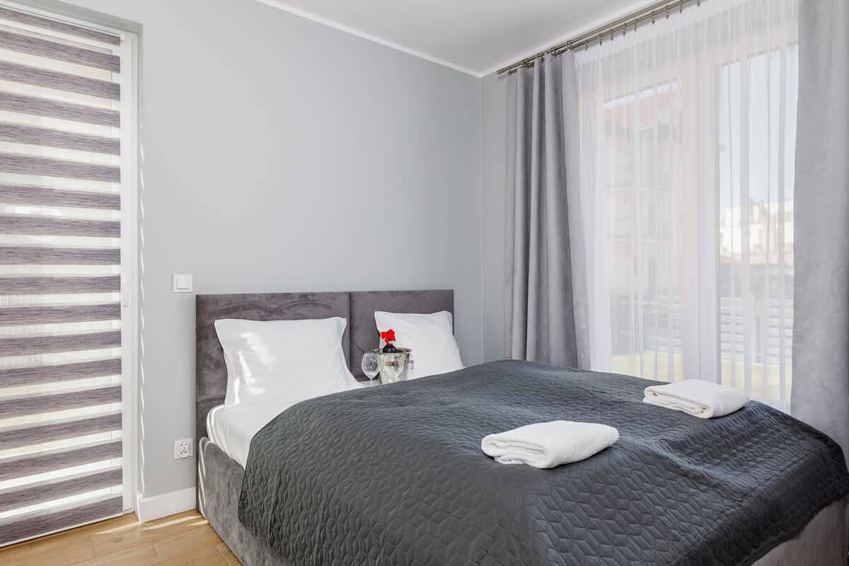 Cały apartament, Apartament wakacyjny dla 4 osób z balkon/ taras in Międzywodzie, Wyspa Wolin