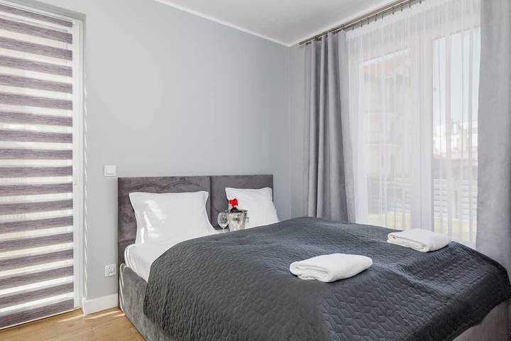 Ganze Wohnung, Classic Apartment with Balcony | Close to the Beach, Parking. in Międzywodzie, Baltic Sea Pomerania