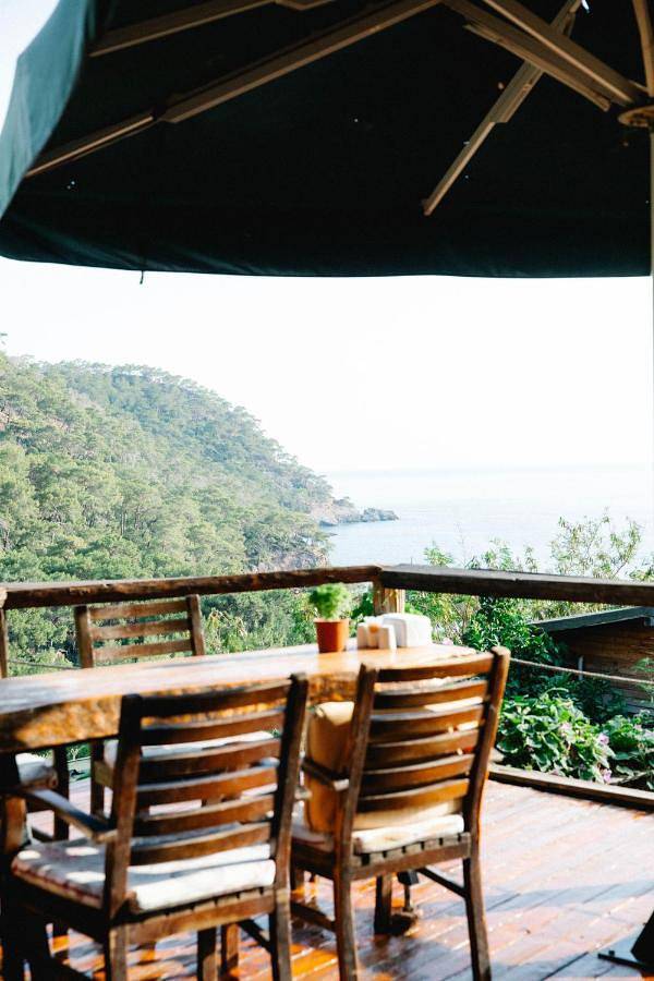Bungalow para 2 personas, con vistas al lago además de vistas y jardín, Se admiten mascotas en Fethiye