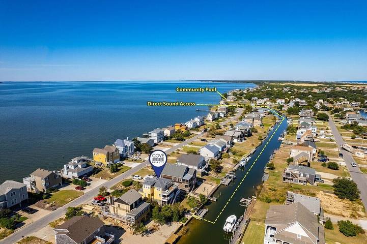 Vacation house for 9 people, with yard and hot tub as well as terrace and pool in Nags Head