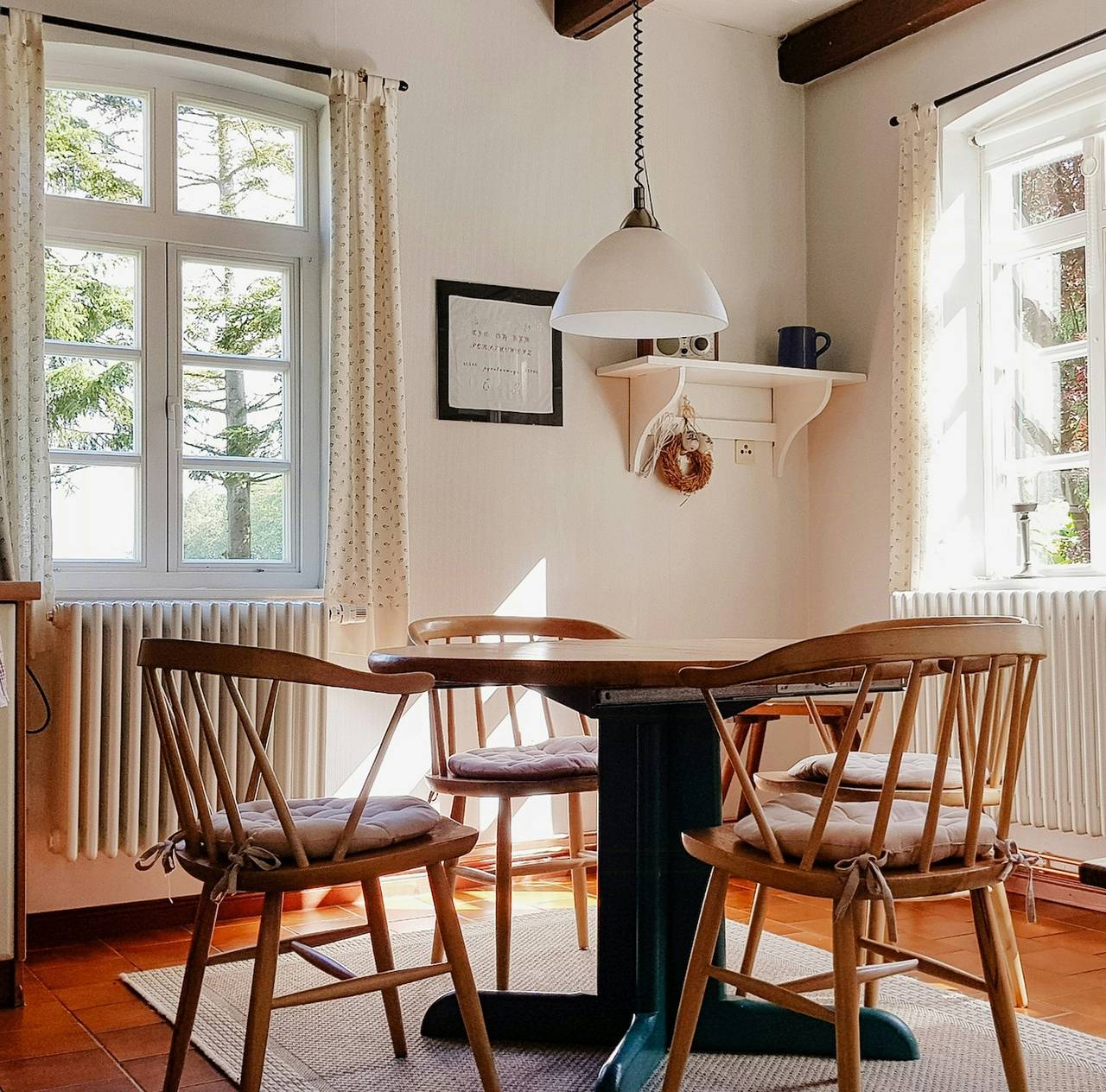 Ostfriesisches Moorhaus an der Fehnroute in Wiesmoor, Nordseeküste