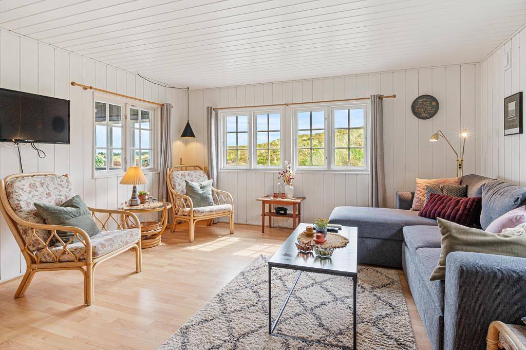 Gemütliches, strandnahes Ferienhaus in Houvig mit Hund erlaubt in Ringkøbing, Holmsland Klit