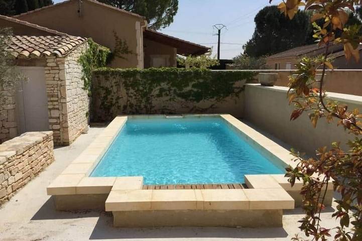 Appartement de vacances pour 6 personnes, avec Balcon ainsi que Terrasse et Piscine