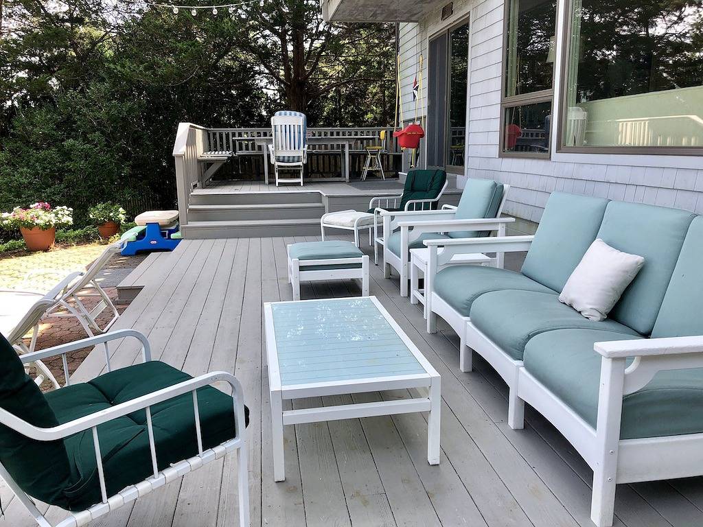 Geräumig, makellos 5 Br, 4 Bath Home mit Blick auf die Bucht und den Sonnenuntergang, familienfreundlich in Noyack, Hamptons