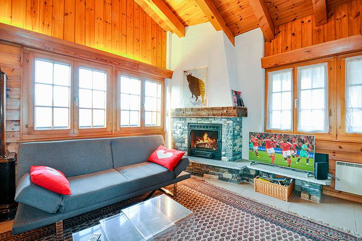 Chalet für 8 Personen, mit Ausblick und Balkon in der Schweiz - 4