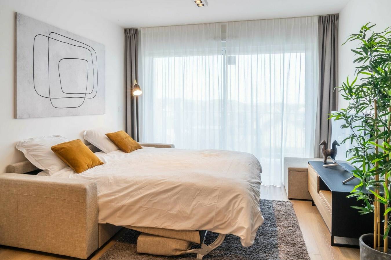 Evancy Trésors d'Opale — [Standard] Studio sofa bed & bunk beds in Sainte Cécile Plage, Camiers