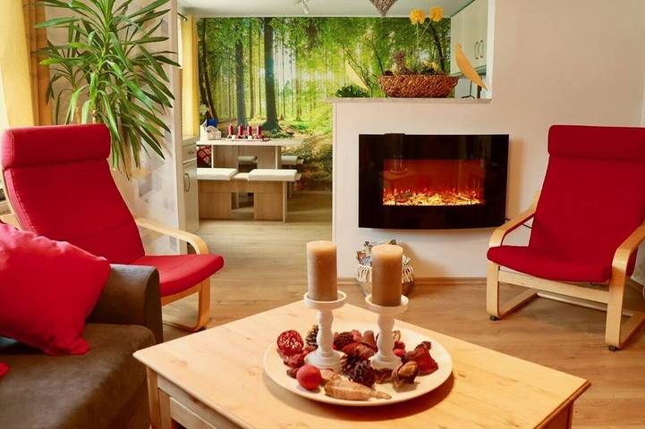 Ferienwohnung für 4 Personen, mit Garten in Crottendorf