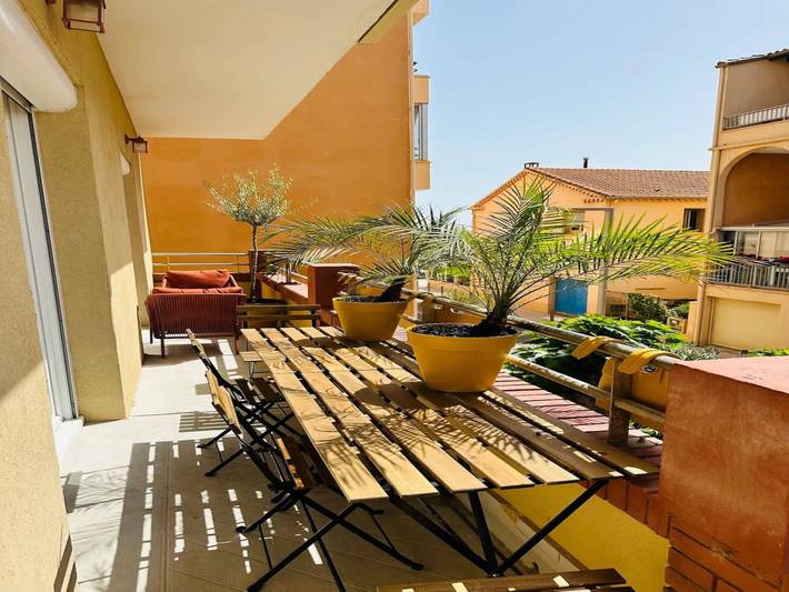 Gîte pour 4 personnes, avec balcon/terrasse, adapté aux familles dans Plage Centrale (Valras-Plage) - 4