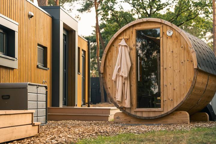 Hofparken De Bergvennen — Forest Lodge with Hot Tub & Sauna | 2 pers. in Twente