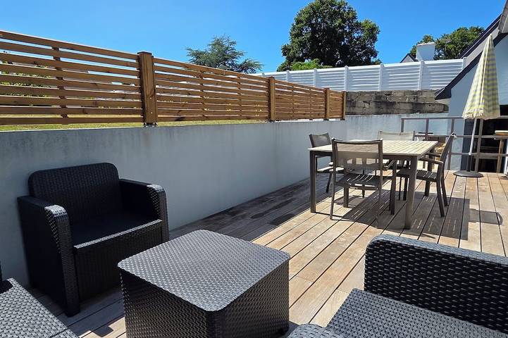 Ferienhaus für 7 Personen, mit Terrasse und Garten