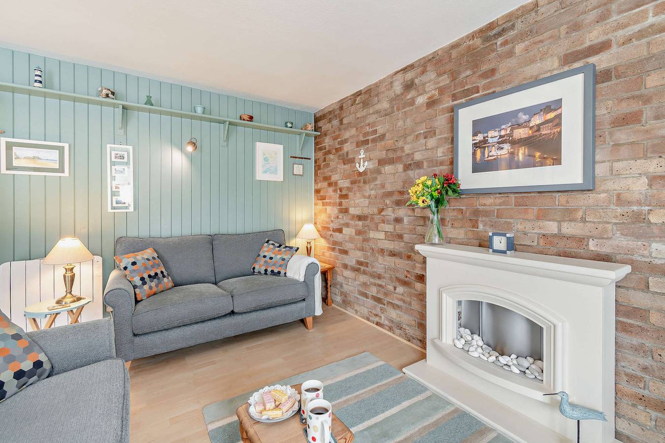 Ganze Wohnung, Ferienwohnung für 5 Personen mit Meerblick in Tenby, Pembrokeshire