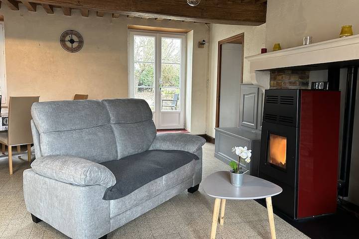 Maison de vacances pour 2 personnes, avec terrasse et jardin, animaux acceptés