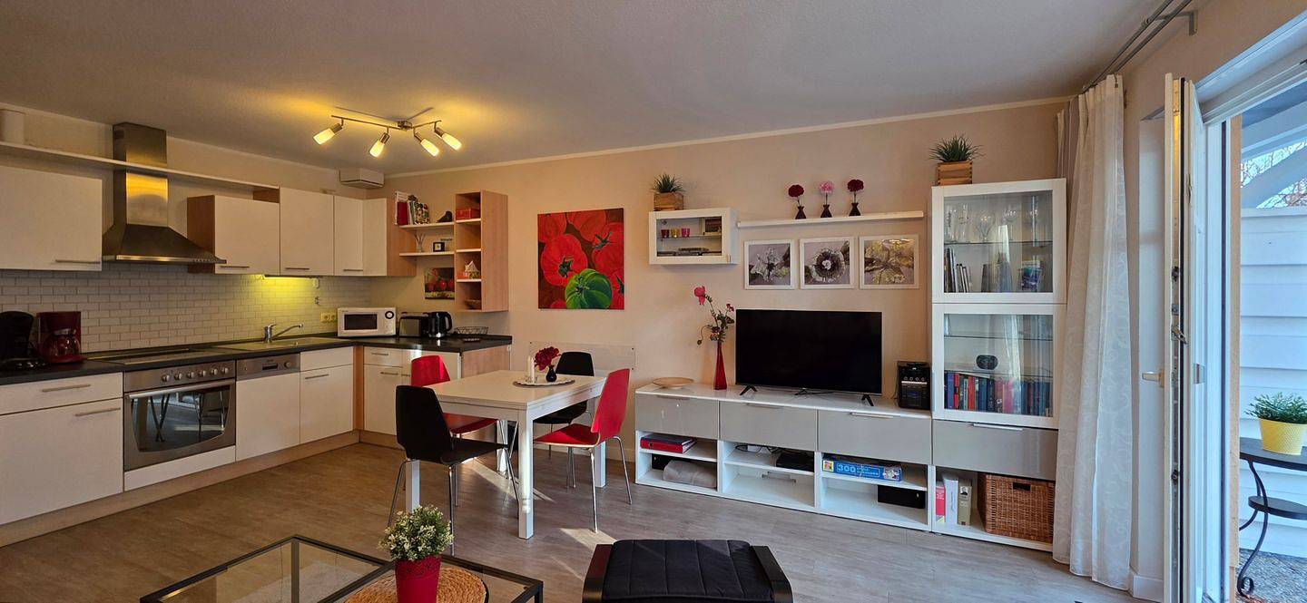 Ganze Wohnung, Strandnahe 2-Zimmer-Wohnung im Erdgeschoss mit Wlan in Graal-Müritz, Rostock und Umgebung