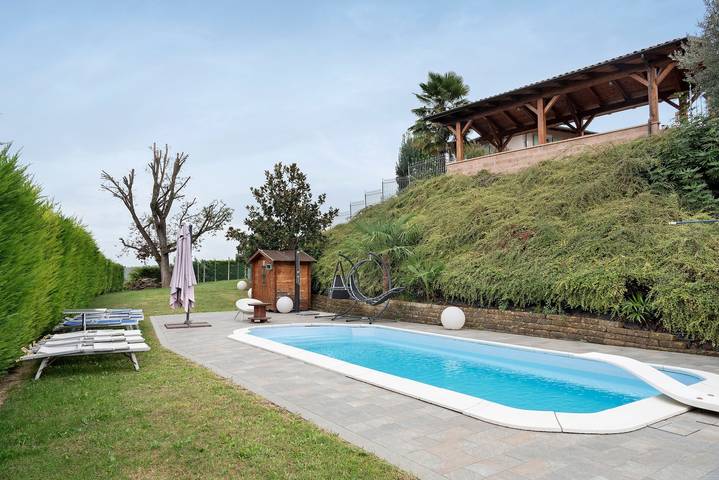 Hel lägenhet, Apartment 'Casa Del Nonno' with Mountain View, Wi-Fi and Air Conditioning in Portacomaro, Asti provins
