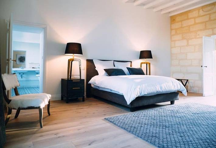 Location de vacances pour 4 personnes, avec jardin ainsi que terrasse et vue à Saint-Magne-de-Castillon - 2