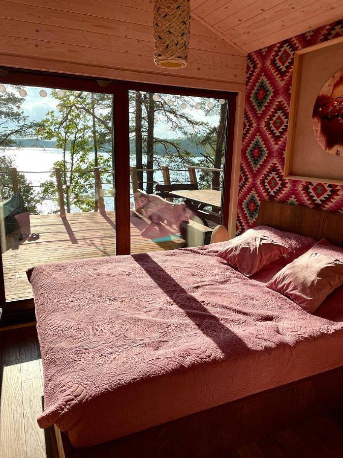 Dom dla 6 osób, z widok i widok na jezioro oraz ogród, zwierzęta dozwolone - 1