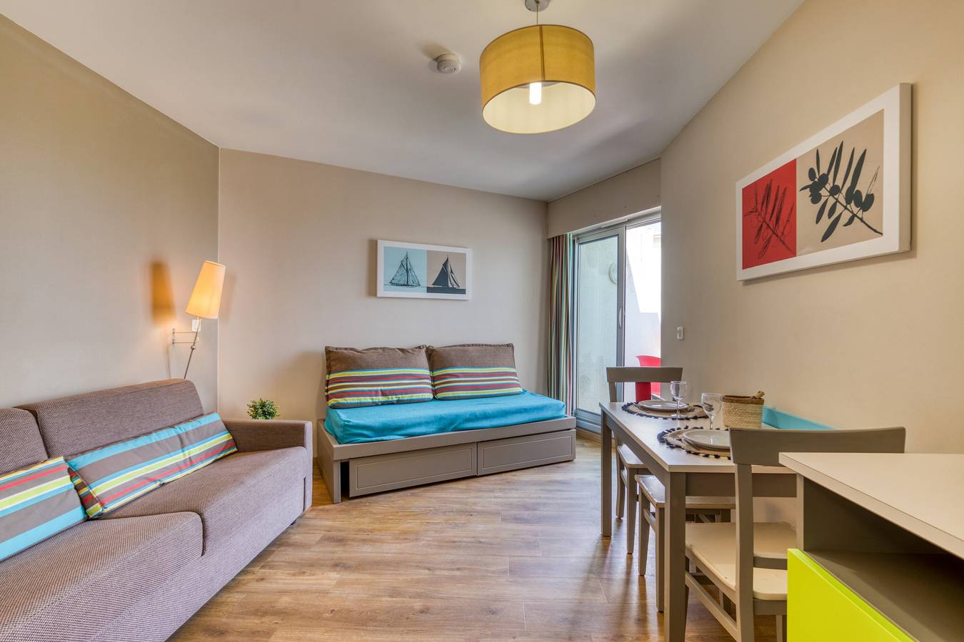 Studio with private terrace, parking and Wi-Fi on the beach in La Grande-Motte, Côte d'Améthyste