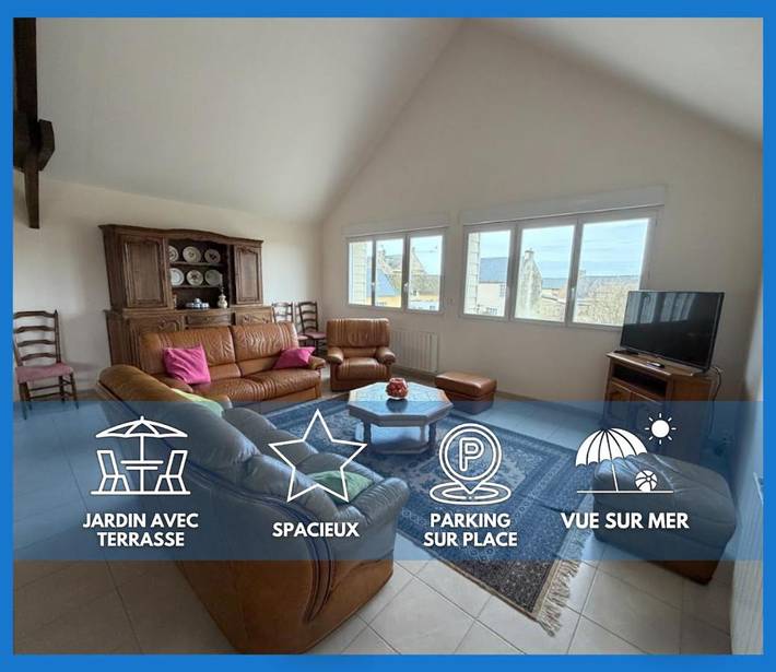 Maison de vacances pour 8 personnes, avec Terrasse ainsi que Jardin et Vue