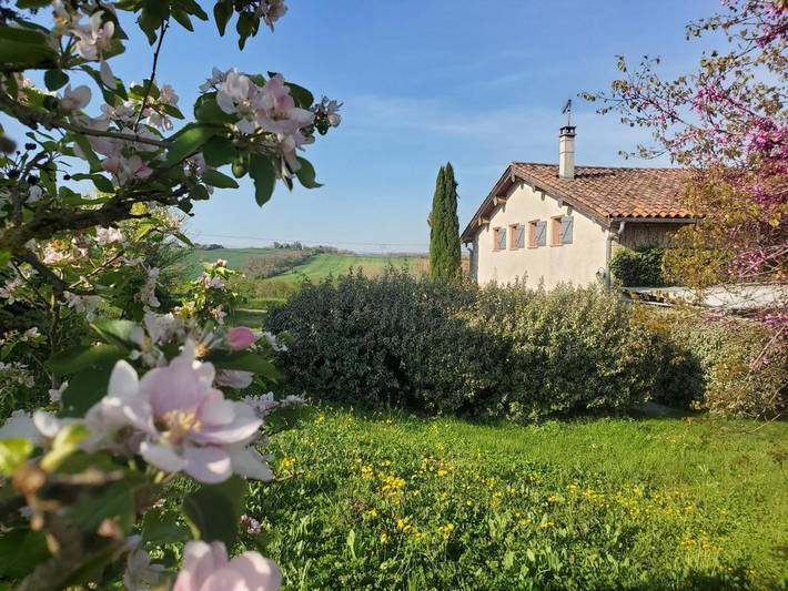 Chambre d’hôte pour 9 personnes, avec vue ainsi que jardin et piscine, adapté aux familles dans Haute-Garonne - 2