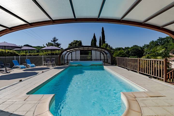 Ferienhaus für 6 Personen, mit Kinderpool und Garten