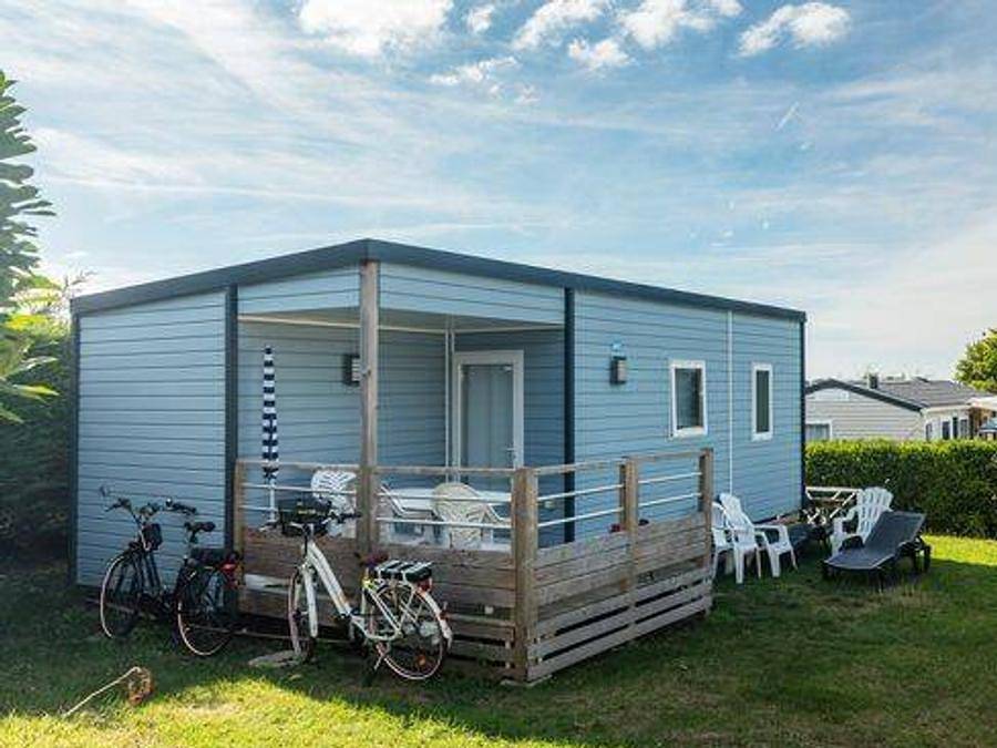 Camping la Vallée - Mobilhome 4 personas - Mobil home | Confort | 2 Dormitorios | 4 Pers | Terraza individual | Aire acondicionado | Tv in Saint-Sauveur-de-la-Mer, Region de Lisieux