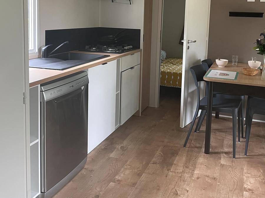 Flower Camping du Port Caroline - Mobilhome 6 personnes - New // Homeflower Premium 3 chambres 35m² + Terrasse semi-couverte + Lv in Loire-Authion, Vallée de la Loire