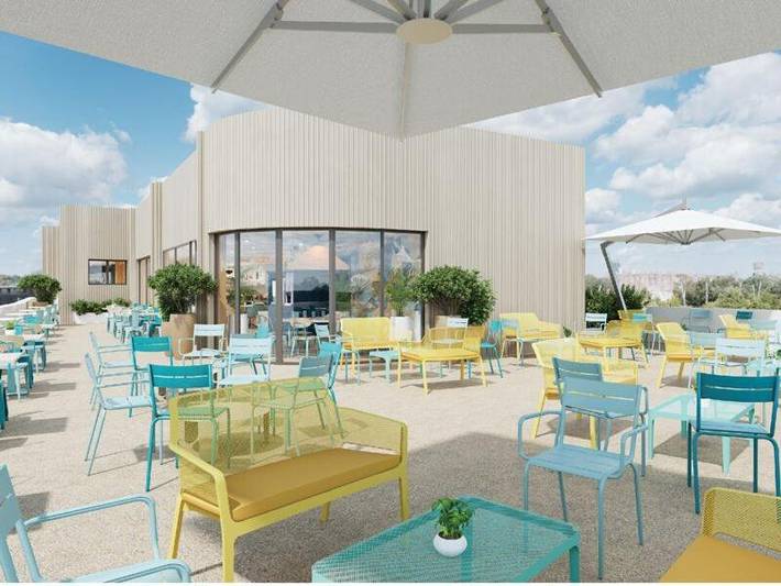 Hôtel pour 2 personnes, avec terrasse dans Gare De Chartres