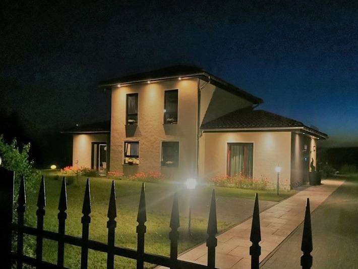 Ferienhaus für 4 Personen, mit Terrasse und Ausblick sowie Sauna und Garten in Harzgerode