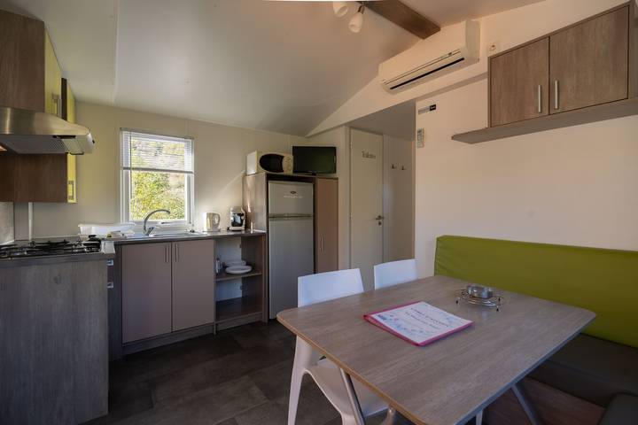 Mobil home pour 6 personnes, avec jardin à Roquefeuil - 4