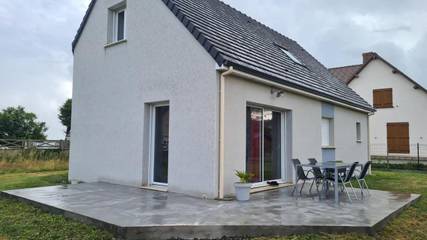 Cottage pour 7 personnes, avec vue et jardin à Vierville-sur-Mer